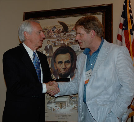 Governor Beshear of Kentucky congratulates Kennedy on his master work.