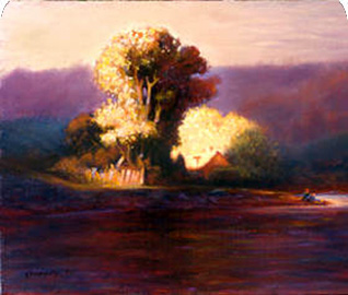 Sanctuary, an oil on canvas by Thomas Kennedy